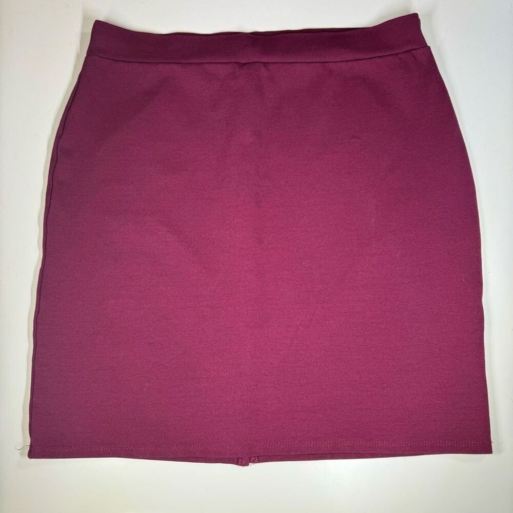 Charlotte Russe Dark Red Knit Pencil Skirt Women’s Size XL